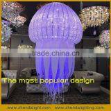 handmade crystal newest pendant lamp chandelier with transparence crystal