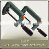 HongKong SHE.K Supply Fixed Clamp Aluminium Alloy Heavy Duty G Clamp