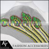 Pearl Lace Patch/Colorful Beaded Sew Lace Patch