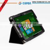 Factory Price Folio Back Stand Leather Case Cover for Acer Iconia W3-810 Tablet