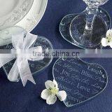 Heart Glass Wedding Coaster thumbnail-1