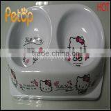 Plastic Kitty Food & Water Mixing Cat Bowl thumbnail-1