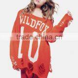 Woman asymmetrical sweater Wildfox10 print Knitted Sweaters 8016