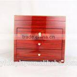 Glossy Finish Wooden Jewellery Collection, Jewellery Wooden Box, High Quality Wood Jewllery Case