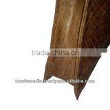 Handmade Braided Leather Handbag Moroccan Dark Tan Leather Handbag thumbnail-4