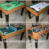 Hot Selling 4 in 1 Game Table Set Including Football,billiard,pingpong and Air Hockey Wholesale Price