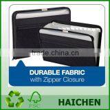 13 Layers Fabric Expanding Zip Document File, Letter Size,