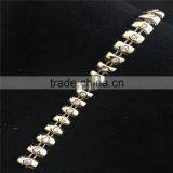 Stick on Strass Chain Gold Chain Rhinestone Roll for Bags/ Shoes Use thumbnail-6
