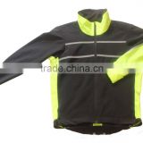 custom top quality mens cycling jacket with fleece inside