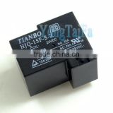 TIANBO power relay HJQ-15F-S-Z-24VDC 20A 6pin opening and closing