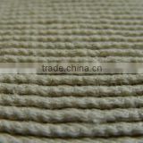 Corrugated linen cotton fabric