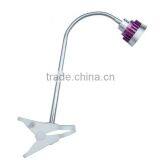 2014 3w Table Lamp With Base Switch and Power Outlet /small Led Clip Lamp for Reading thumbnail-1