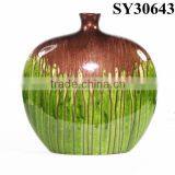 Glazed Green Big Ceramic Vase thumbnail-4