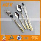 New Design Stainless Steel 86pcs Gold Plated Cutlery