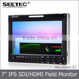 7 Inch Full hd Field Hdmi Small Monitor for Dslr Kits Ips Panel Resolution 1280X800 Waveform