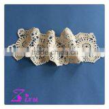 African water soluble lace 100% cotton eco-friendly lace fabric with competitive price