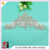 HC-3569 Hechun Bridal Decoration New Trend Butterfly Shape Sewing Applique Work Design With Full Diamand thumbnail-3