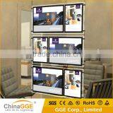 Slim Indoor Wall Hanging Backlit Crystal Advertising Light Box Window Display Real Estate Light Pockets thumbnail-4