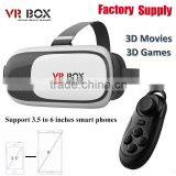 2016 New Coming 3D Virtual Reality Glasses VR Box With Magnetic Trigger Switch Vrbox From Timiya