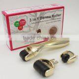 Huafu 2016! OEM Factory Wholesale Changeable Needles Kit Gold Derma Roller thumbnail-5