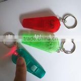 LED Whistle Key chains,keyholder,keyring