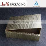 Luxury Unfinished Folding Leather Wooden Wine Box thumbnail-3