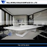 TW acrylic solid surface round conference table/small round conference table