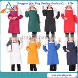 Promotion Cheap High Quality Waterproof Apron With Logo Print