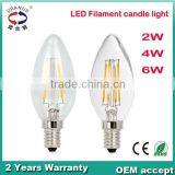 2014 New Arrival E27 360 Degree A60 LED Filament Bulb, 6W Led Filament Candle Light Quality Choice thumbnail-6