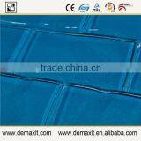 Shandong Wholesale Blue Color Glass Mosaic Tiles Cheap Glass Mosaic thumbnail-3
