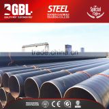 large diameter pe coated spiral steel pipe and pipe fitting