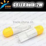 2W G9 Led Bulbs 2700K Warm White Ceramic G9 14*48mm Mini Led Bulb With CE ROHS Certificate
