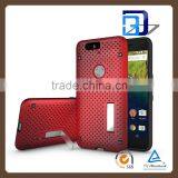 Chinese Supplier Mesh Case Combo Heavy Duty Hybrid Rugged Rubber Gel Armor Case For Google Nexus 6P Fast Delivery