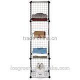 Black Metal Wire Storage Cubes thumbnail-2