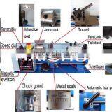 Hobby Cnc Metal Machines CQ0618*300 Micro Cnc Lathe Price ForJewelry and Teaching