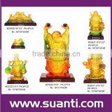 Wholesale Resin /crystal Laughing Buddha Statue thumbnail-2