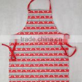 cotton printed apron in Christmas design