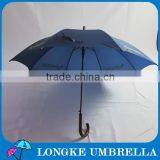 Umbrella Manufacturer Plain Polyester Fabric Wooden Advertising Umbrella thumbnail-1