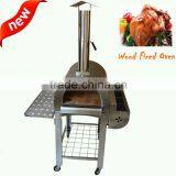 Stainless Steel Wood Fired Pizza Oven With BBQ Gril thumbnail-1
