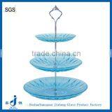 Decoration Use Colored Glass Plate 3 Layers for Candy thumbnail-1