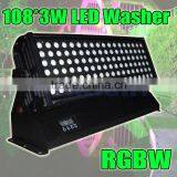 108*3W Rgbw Led Wall Washer Light