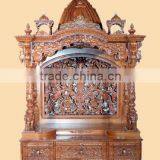 Polished Marble Temple Wooden Temple Design for Home thumbnail-1