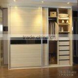 Wooden 3 Doors Wardrobe Closet Design thumbnail-6
