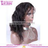 Indian Women Hair Wig 16 Inches Body Wave Cheap Lace Front Wig Indian Remy With Baby Hair thumbnail-1