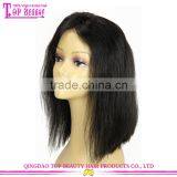 Brazilian Virgin Hair 100% Human Hair Wigs Straight Cut Human Hair Short Bob Lace Front Wig In Stock thumbnail-4