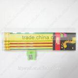 7 Inch hb Pencil Set With Eraser and Colorful on Pencil Barrel thumbnail-1