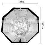 Factory Supply Professional Speedlite Octagon Umbrella Softbox 120cm 48" Octabox thumbnail-2