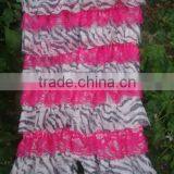 Cute Colorful Baby Strapless Lace Ruffles Petti Rompers Baby Girls Cheap Rompers Lace Ruffles Rompers With Bows Sleeping Wear thumbnail-3