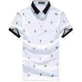 Yixigeluo 2017 Summer Men's T-shirt, Mercerized Cotton, Short Sleeved POLO Shirt, Men's Thin thumbnail-1