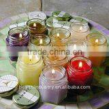 Painted Glass Candle Holder (HLTH-1125) thumbnail-1